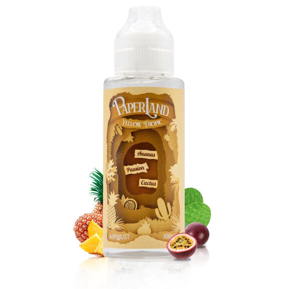 E-liquide
Yellow Tropic 100ml Paperland
- Airmust