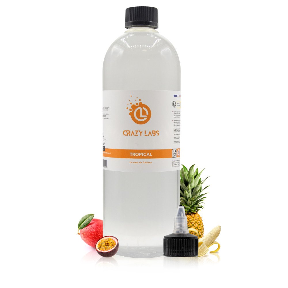 E-liquide
Tropical 1L
- Crazy Labs