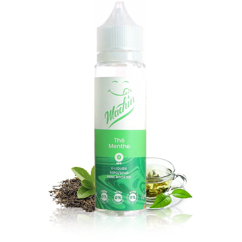 E-liquide
Thé Menthe 50ml Machin
- Savourea