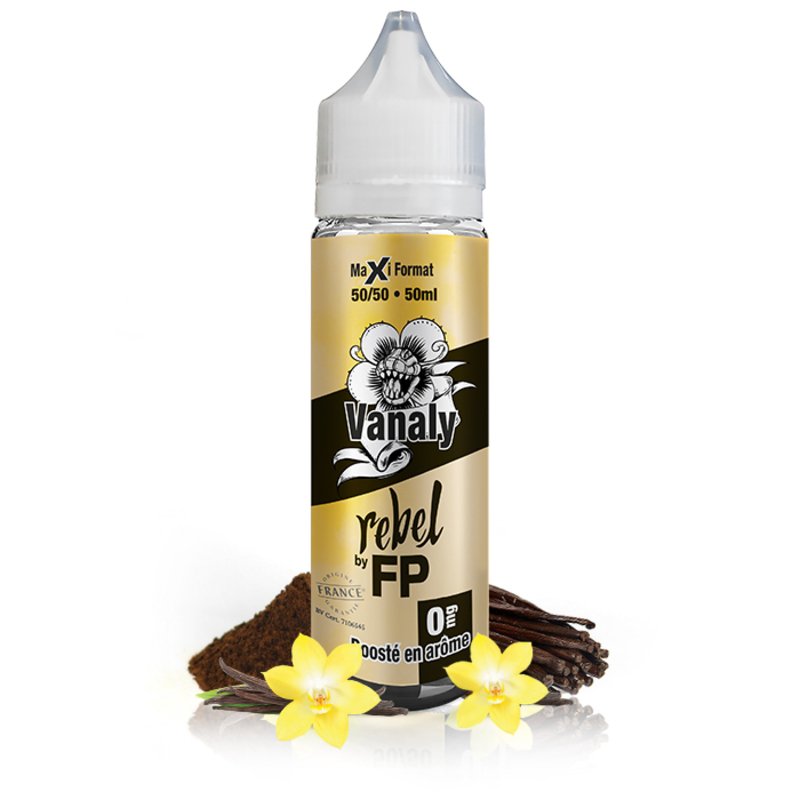 E-liquide
Vanaly 50ml Rebel
- Flavour Power