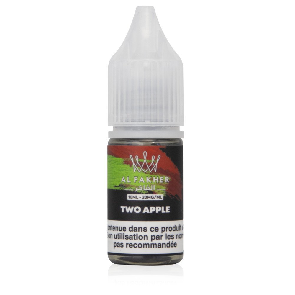 E-liquide
Two Apple 10ml Sel de Nicotine - Al Fakher