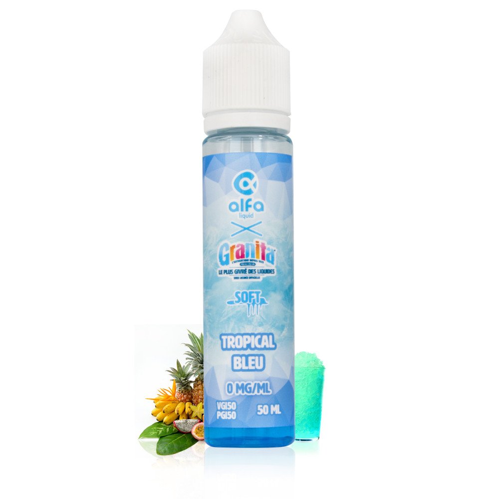 E-liquide
Tropical Bleu 50ml Granita Soft
- Alfaliquid