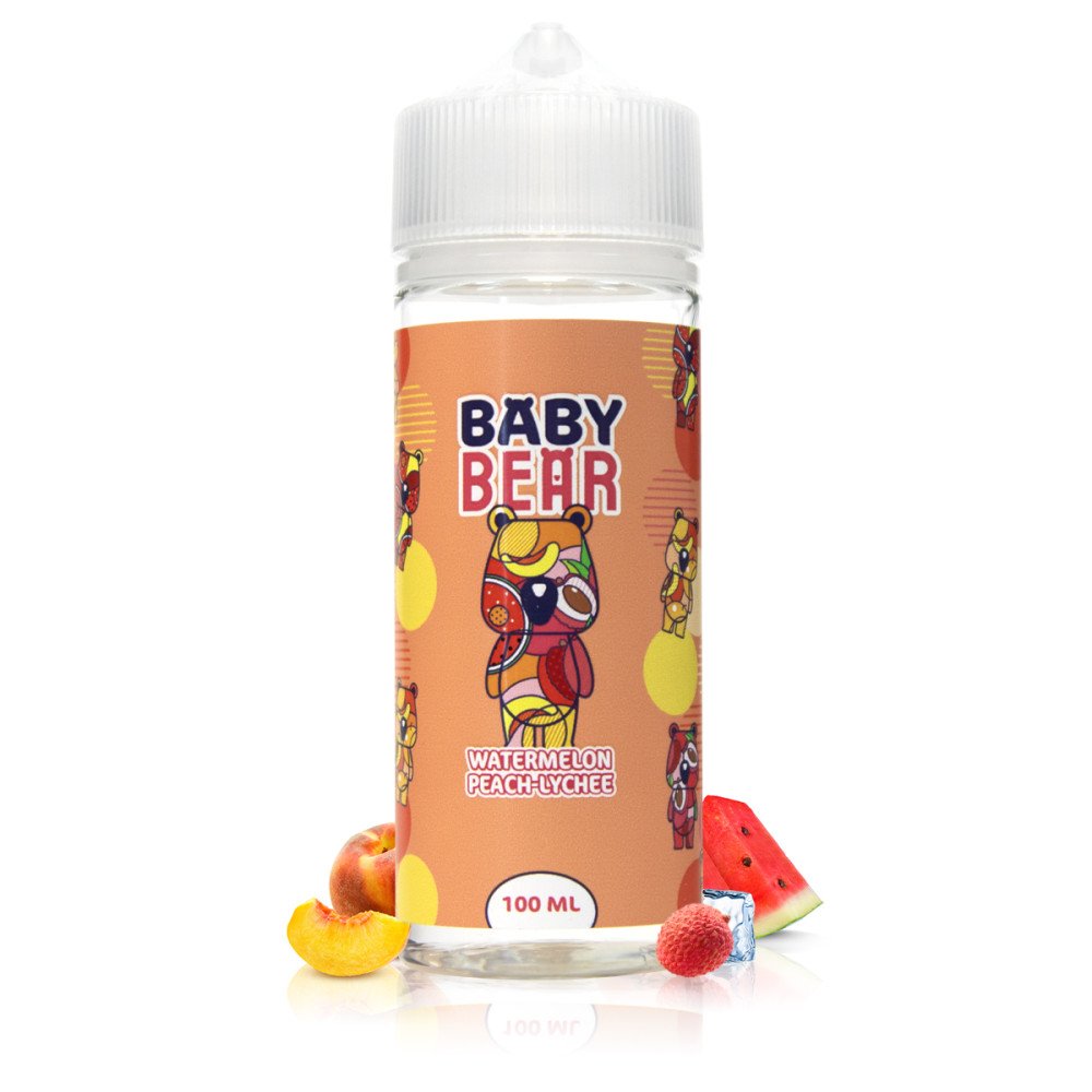 E-liquide
Watermelon Peach Lychee 100ml Baby Bear
- Biggy Bear