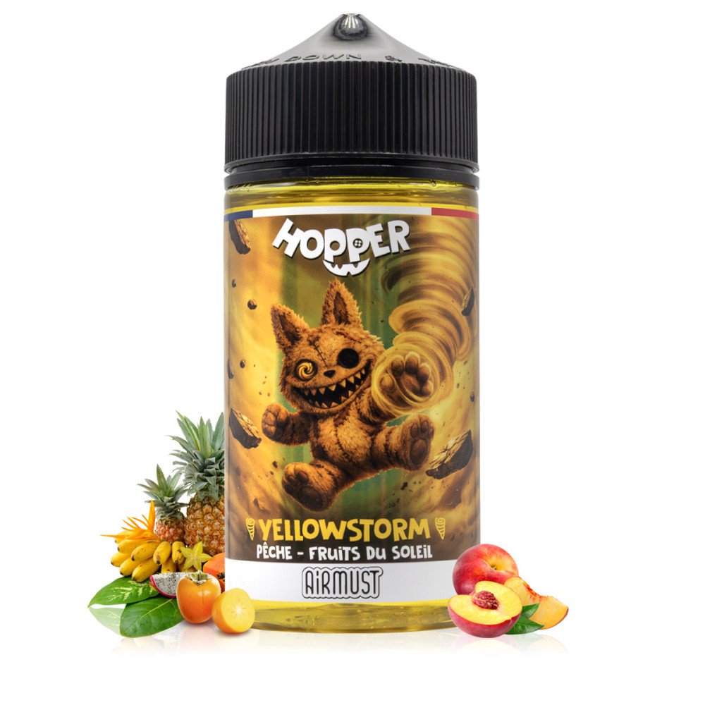 E-liquide
Yellowstorm 200ml Hopper
- Airmust