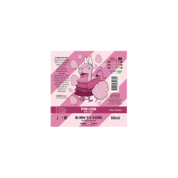 pink lama 50ml born to vape barbe à papa